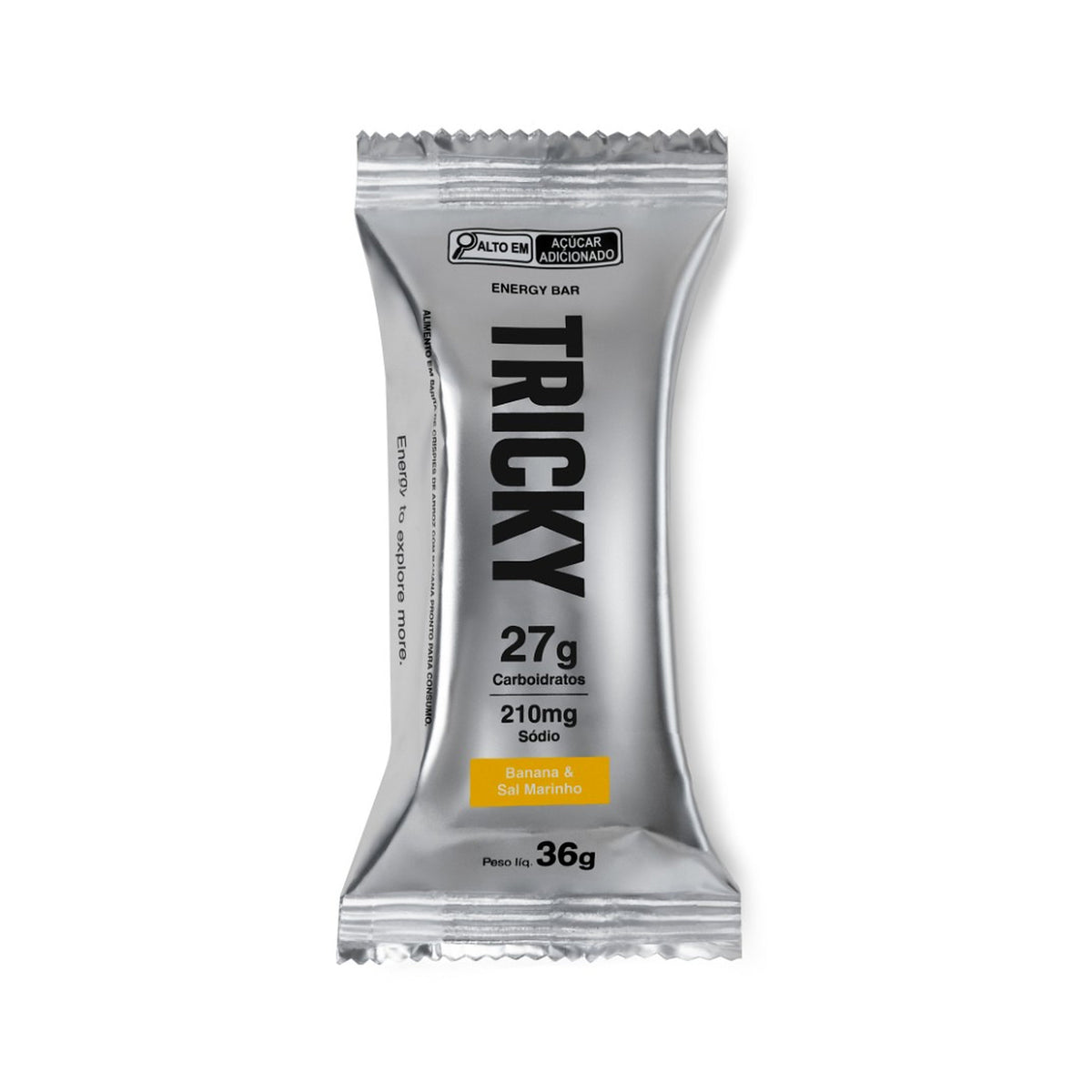 Sachê individual Tricky 27 Banana & Sal Marinho, 36 g, 27 g de carboidratos