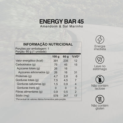 ENERGY BAR AMENDOIM 45